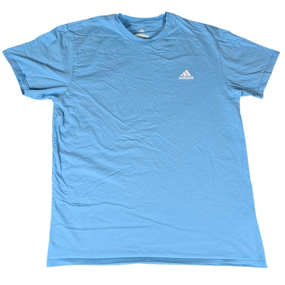 Adidas Golf T-Shirt Mens XL Blue Short Sleeve Embroidered Logo Excellent